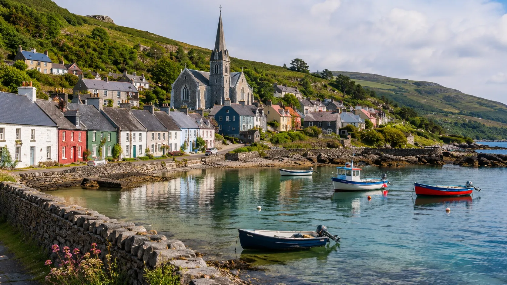 the exceptionally beautiful coastal town of Clifden, located in County Galway along the famous Wild Atlantic Way.